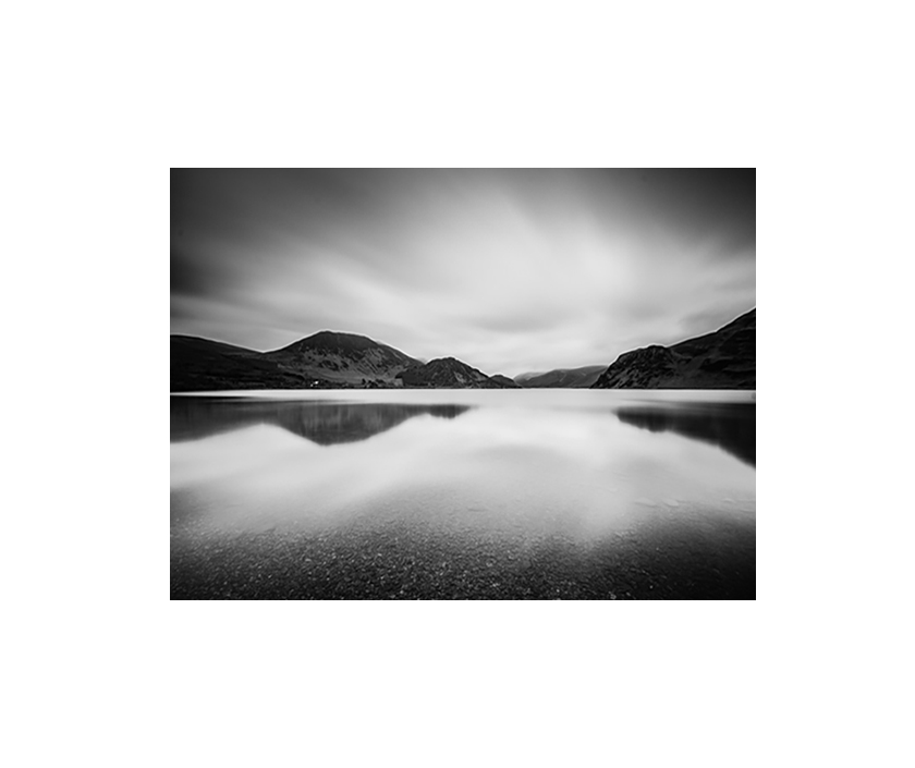 Crummock Water Tree Canopy - Black and White